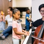 Kids of all ages learning music in different programs at Merit School of Music