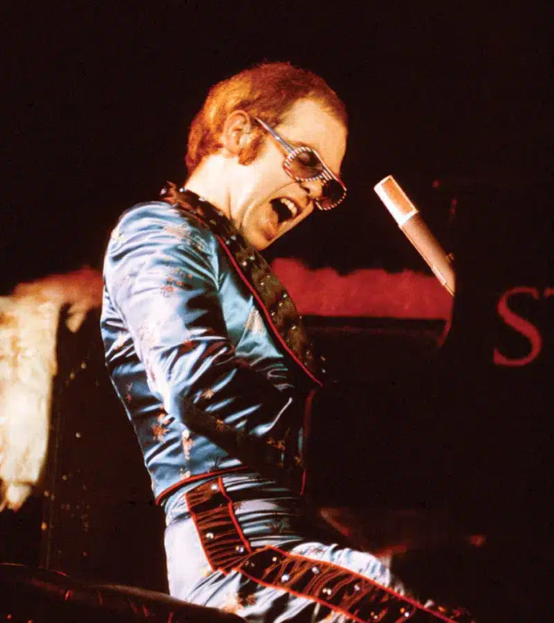 elton john during a concert