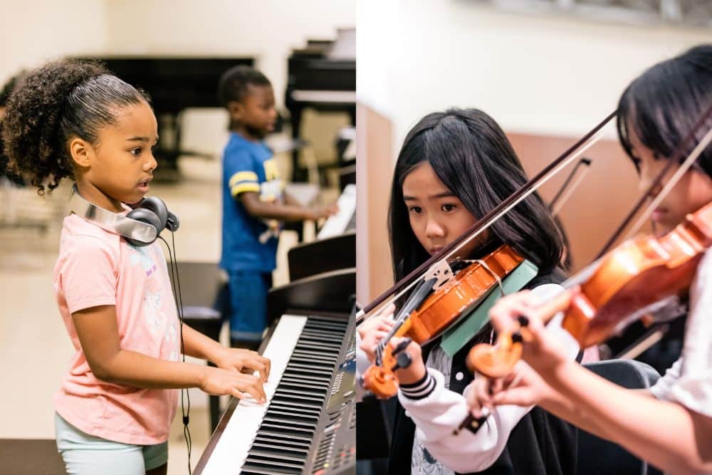 beginner violin and piano classes