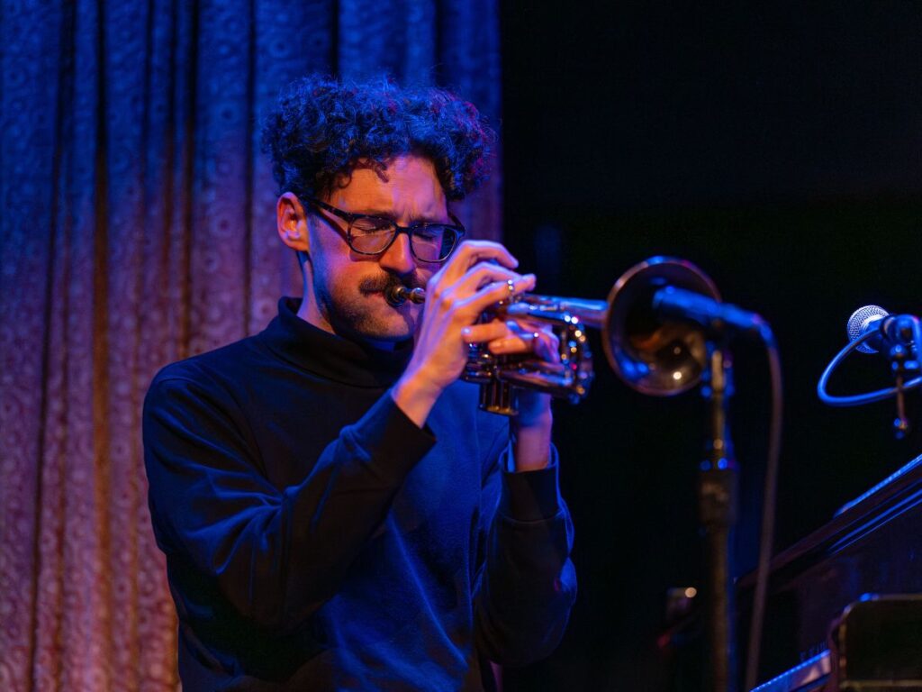 Will Miller plays trumpet