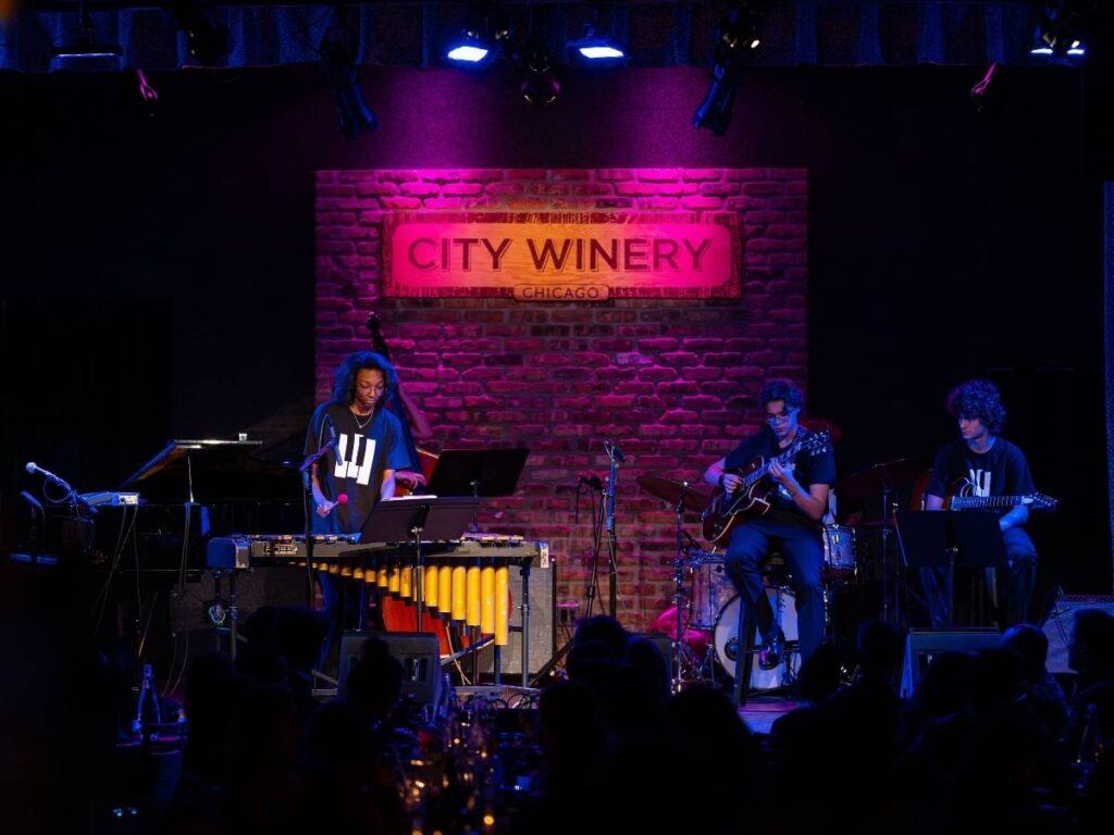 The Honors Jazz Combo performs onstage at City Winery.